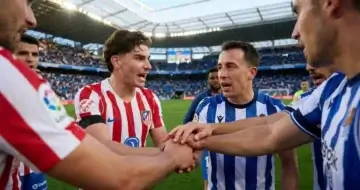 El Atletico Madrid sigue cuarto en La Liga tras empatar 1-1 contra la Real Sociedad